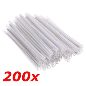 200 Pack 60mm x 1.5mm (3mm OD) Fiber Optic Splice Protector Sleeves Tube Pigtail - Picture 1 of 2