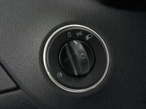 Fits Mercedes Citan W415 Anello in alluminio lucido per interruttore luce 1 pezzo - Foto 1 di 3