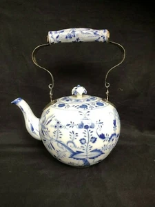 Antique Teapot Zwiebelmuster Gebr. Schoenau Hüttensteinach Swaine & Co - Picture 1 of 10