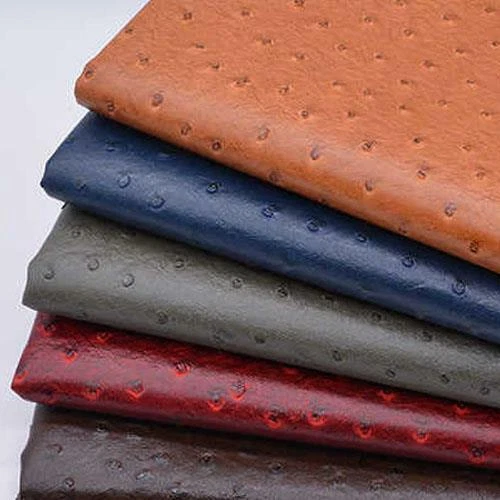 Ostrich Skin Faux Leather Crib 5 Fire Retardant Anti Microbial Upholstery Fabric - Image 1 of 1
