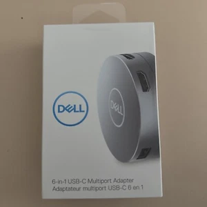 Dell DA310 6-in-1 USB-C auf HDMI, USB3.0, 10gbps, Ethernet, DisplayPort Adapter - Bild 1 von 2