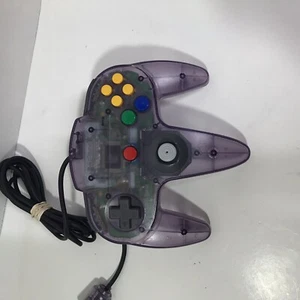 Nintendo 64 Atomic Purple Controller NUS 005 autentico OEM N64 testato e funzionante - Foto 1 di 4