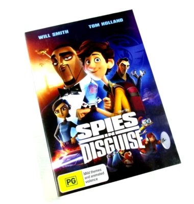 Spies in Disguise DVD Family Animation PG PAL R4 Aust. 2020 20th C Fox Tested - Image 1 of 4