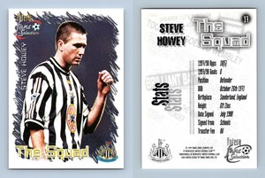 Steve Howey #17 Newcastle Utd Fans Selection 1999 Futera Trading Card