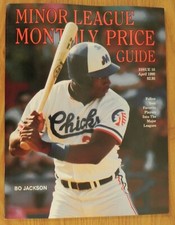 1990 Minor League Monthly Baseball Card Price Guide - BO JACKSON & CAL RIPKEN JR