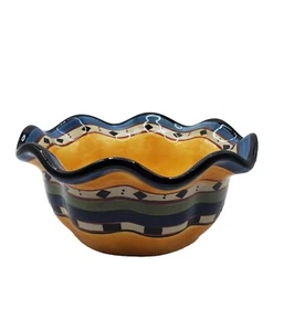 Tabletops Unlimited "Argentina" gekräuselte Suppe Müslischale Signature Design 7" - Bild 1 von 11