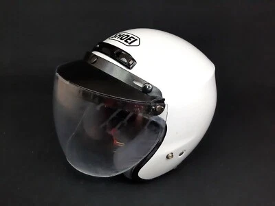 Casco de motocicleta Shoei RJ Platinum-R blanco cara abierta talla pequeña - LEER descripción. Foto 1 de 4