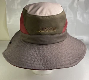 Discover Expedition Brown Outdoor Vented One Size Fits All Hat Made in Korea - Picture 1 of 6