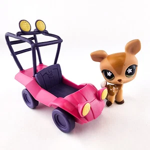 LPS Littlest Pet Shop Pets in the City Dune Buggy Car & Figure Hasbro Toy - Picture 1 of 9