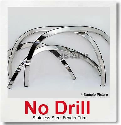 Acabamento cromado para para-lama Chevy Cavalier 89-94 - Imagem 1 de 2