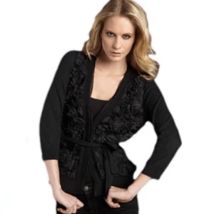 Neu ohne Etikett Kate Spade Rosette Strickjacke Pullover Gr. Large - Bild 1 von 6