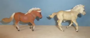Two CollectA Model Horses, Shetland & Fjord Foal - Picture 1 of 2
