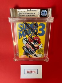 Super Mario Bros. 3 Nintendo NES Challenge Set WATA 7.5 Complete CIB