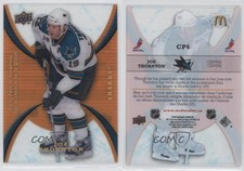 2008 Upper Deck McDonald's Restaurant Clear Path to Greatness Joe Thornton #CP6