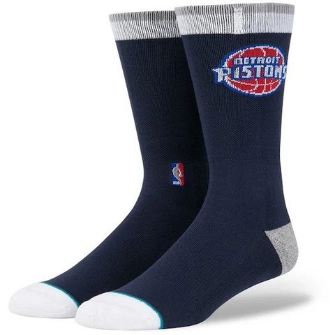 STANCE DETROIT PISTONS LOGO 558 SOCKS NBA CORE COLLECTION MENS MEDIUM 6-8.5 Cover