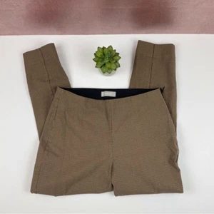 Everlane Tan Brown Tweed Ankle Dress Pants Women Size 12 Curvy Fit Regular - Picture 1 of 5