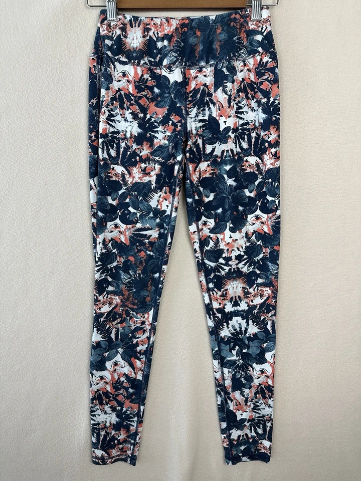 Sweaty Betty Leggings Activewear Womens Sz Small Floral Fox Print - Image 1 of 4