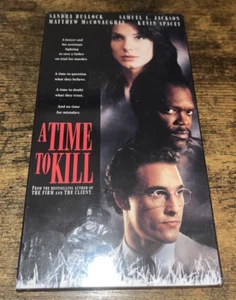 New/Sealed A Time To Kill, VHS Movie Samuel L. Jackson Matthew Mcconaughey - Picture 1 of 2