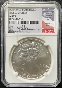 2006- W $1 THOMAS J URAM NGC-MS-70 RARE - Picture 1 of 2