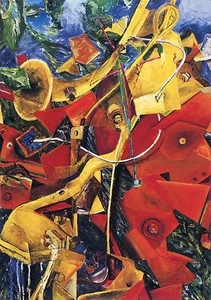 Alte Kunstpostkarte - Marlene Lipski - Collage - Bild 1 von 1