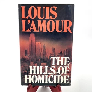 The Hills of Homicide Louis LAmour Hardcover w/ Dust Jacket 1987 Severn House HB - Picture 1 of 16