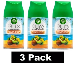 3 x AIRWICK 159g FRESHMATIC AUTOMATIC SPRAY REFILL PURE NATURAL BRAND NEW - Picture 1 of 6