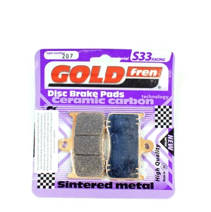 GOLDfren Brake Pads Sintered Front S33-207 EBC Equiv FA347HH 1 Pair - Picture 1 of 1