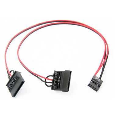 For ITX Motherboard USB 9-pin 2.5-inch SATA 1x USB To SATA Cable SSD Power Cord - Image 1 of 4