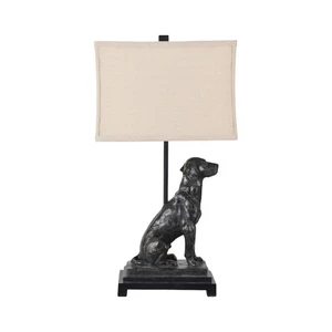 Ducks Unlimited Labrador Tabletop Lamp With Lampshade - Picture 1 of 9