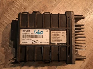 VW Corrado G60 Golf 2 GTI Engine Control Unit Motor ECU 0261200552 037906022 DQ - Picture 1 of 4