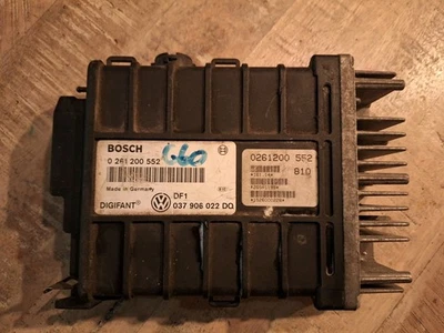 VW Corrado G60 Golf 2 GTI Engine Control Unit Motor ECU 0261200552 037906022 DQ - Image 1 of 4