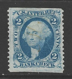 Bigjake: R-5b, 2 cent Bank Check - part perf - 1st Revenue Issue - Picture 1 of 2