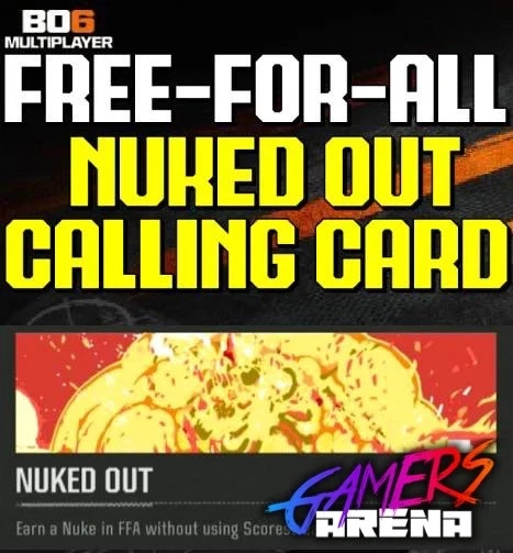 Tarjeta de Llamadas BO7 Gratis para Todos Nuked Out - EXTREMADAMENTE RARA Rápida 24/7 Foto 1 de 1
