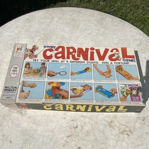 VTG 1968 Milton Bradley Kooky Carnival Board Game Skill Stunts Family Kids NSs - Picture 1 of 12