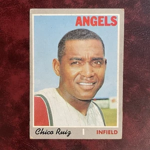 1970 Topps Set CHICO RUIZ semi high #606 CALIFORNIA ANGELS - VG/VG-EX - Picture 1 of 2