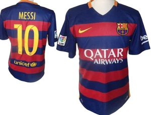 Camiseta oficial Nike local BARCELONA 2015-16 #10 MESSI para hombre camiseta mediana 9/10 - Imagen 1 de 14