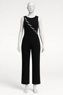 Mono Speechless Niños Negro Estrás Talla 16 Nuevo con Etiquetas Fiesta Formal Foto 1 de 4