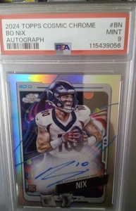 2024 Topps Cosmic Chrome #CCA-BN BO NIX Autograph 68/75 PSA 9 - Bild 1 von 2