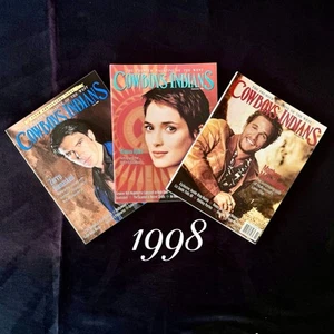 1998~~~Cowboys & Indians Magazine~~~Lot of 3~~~🐇LIKE NEW Condition🐇 - Picture 1 of 4
