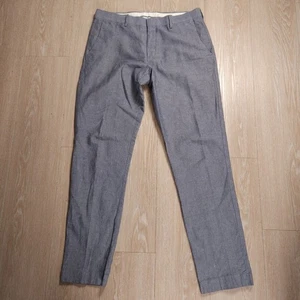 J. Pantalone Crew Ludlow slim uomo 32x32(31) Baird McNutt misto lino irlandese cotone - Foto 1 di 13