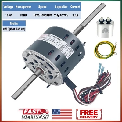 LEUNGOO RV AC Fan Motor Replaces Fasco D1092 Coleman mach 1468-3069 7184-0156 7184-0432