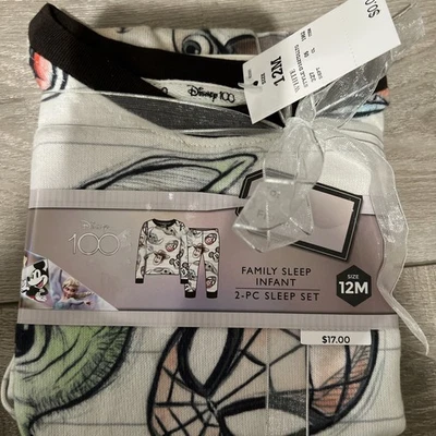 Juego de pijama para dormir infantil Disney 100 2 piezas talla 12M Foto 1 de 2