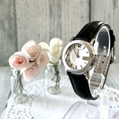 Orologio Gucci 101L Donna Argento Batteria Sostituita Usato Buonezioni