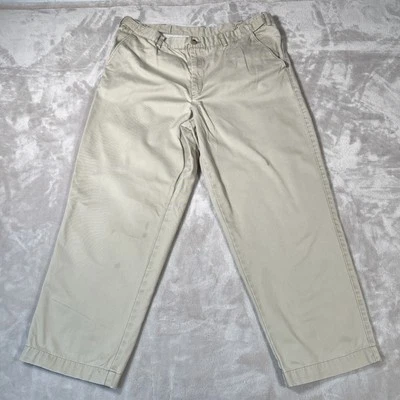 Architect Wide Leg Flat Front Gray Khaki Pants Mens Size Actual 36x30 - Image 1 of 4