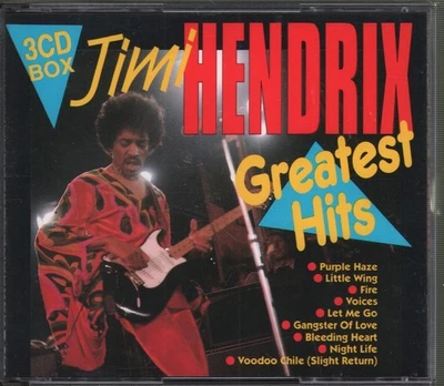 Jimi Hendrix Greatest Hits CD-Set Europa Pulsar 1990 3-CD-Set In Dickem Jewel - Bild 1 von 4