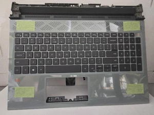 Nuevo conjunto de reposamanos Dell G15 5511 teclado retroiluminado inglés verde p/n R5CJ8 - Imagen 1 de 2