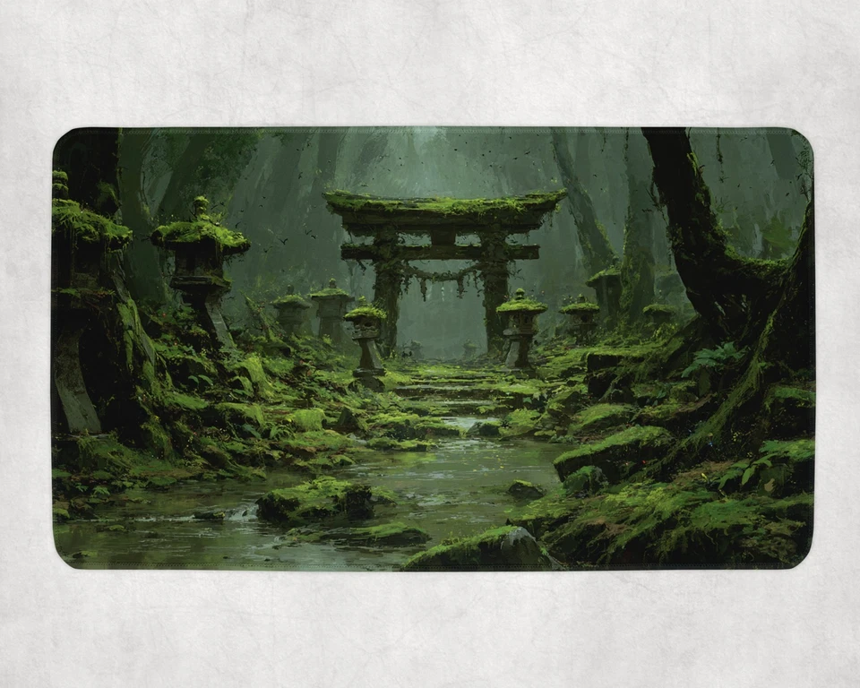 Alfombra de juego Kamigawa Golgari inspirada en Swamp Temple Magic The Gathering Foto 1 de 4