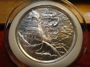 Elemetal Privateer Series the Storm Ship 2 Oz .999 Silver Round - No Prey No Pay - Picture 1 of 3