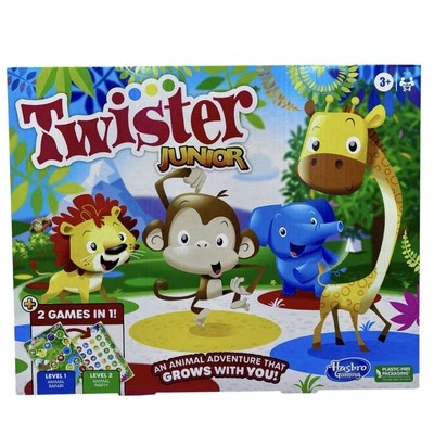 Twister Junior Game Animal Adventure Primary School Ages 3+ - Image 1 of 4