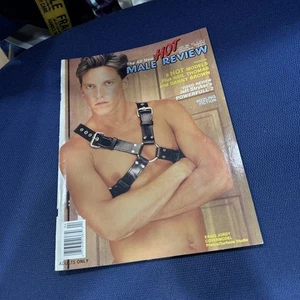 HOT MALE REVIEW Film Magazine 80s Gay Interest Playgirl Colt Leather Jocks Nude - Picture 1 of 2